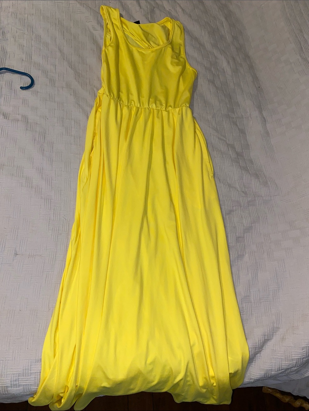 Yellow womens Maxi Dress